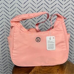 NWT Lululemon Inspired Pink Shoulder Nylon bag 4L